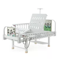 Кровать механическая MED-MOS детская DM-2540 (ABS) в комплекте с матрасом (Белый)